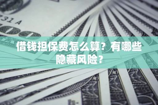 北京借钱担保费怎么算？有哪些隐藏风险？