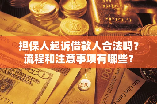 北京担保人起诉借款人合法吗？流程和注意事项有哪些？