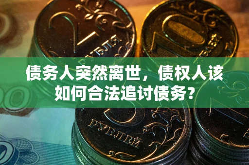 北京债务人突然离世，债权人该如何合法追讨债务？