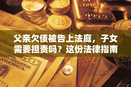 北京父亲欠债被告上法庭，子女需要担责吗？这份法律指南必须看完
