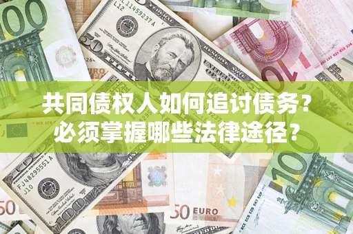 北京共同债权人如何追讨债务？必须掌握哪些法律途径？