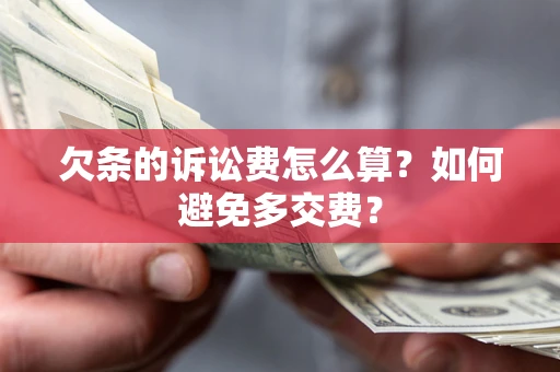北京欠条的诉讼费怎么算？如何避免多交费？