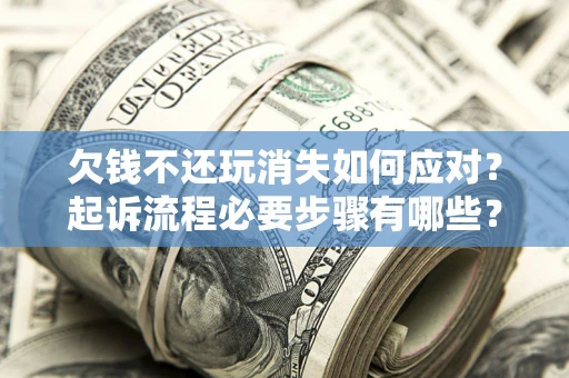 北京欠钱不还玩消失如何应对？起诉流程必要步骤有哪些？